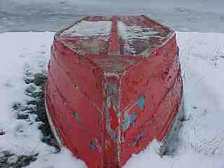 Boat in Winter